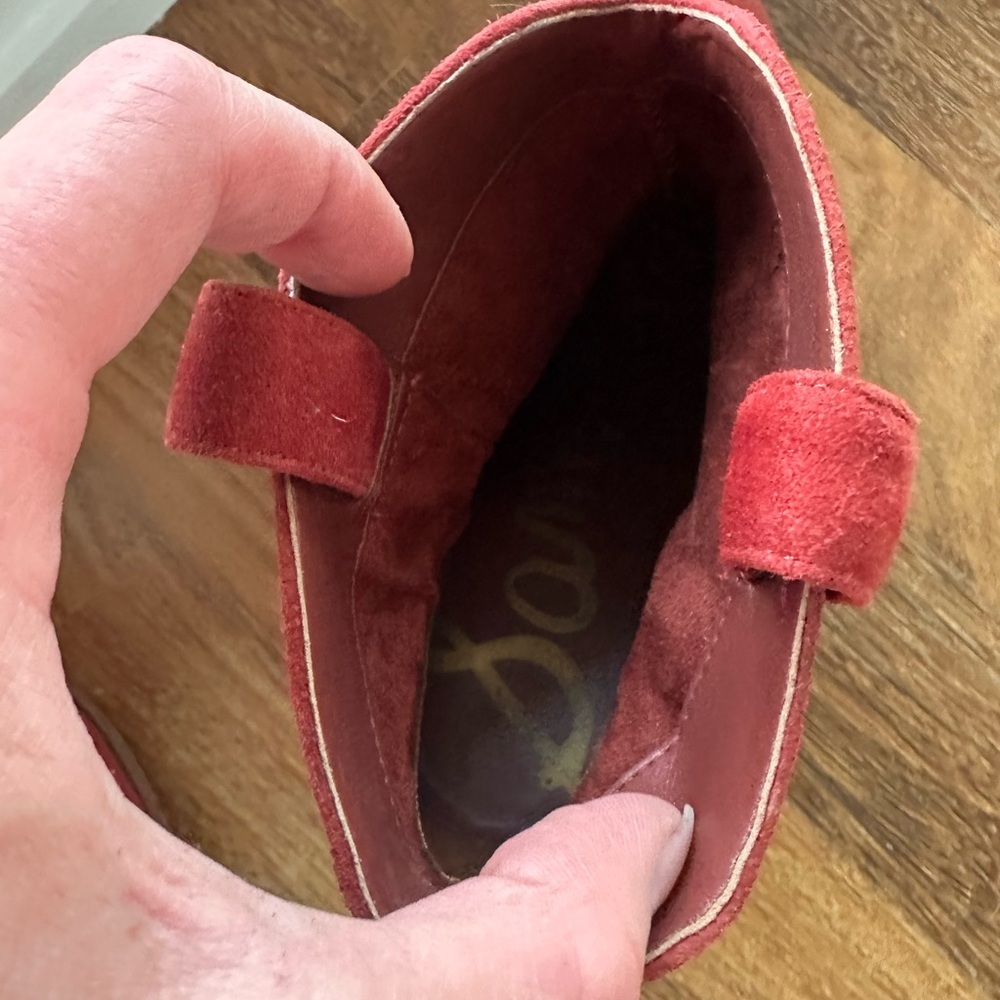 Sam Edelman suede ankle boots size 10 - Picture 7 of 9